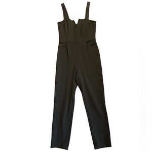 A New York Black One Piece Jumpsuit V neck small